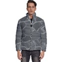 Authentic Aboriginal Art - Farm Lands 4 Men s Puffer Bubble Jacket Coat View1