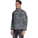 Authentic Aboriginal Art - Farm Lands 4 Men s Puffer Bubble Jacket Coat View2