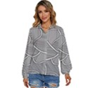 Authentic Aboriginal Art - Farm-lands3 Women s Long Sleeve Button Up Shirt View1