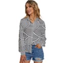 Authentic Aboriginal Art - Farm-lands3 Women s Long Sleeve Button Up Shirt View2