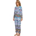 Art Psychedelic Mountain Womens  Long Sleeve Lightweight Pajamas Set View2