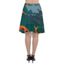 Roe Deer Animal Boho Bohemian Nature Chiffon Wrap Front Skirt View2