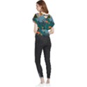 Roe Deer Animal Boho Bohemian Nature Butterfly Chiffon Blouse View2