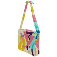 Bicycle, Geometric Figures, Art, Cross Body Office Bag