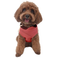 Retro Abstract Background, Brown-pink Geometric Background Dog Sweater