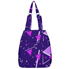 Triangles, Triangle, Colorful Center Zip Backpack