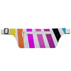 Colorful Multicolor Colorpop Flare Active Waist Bag
