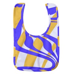 Print Pattern Warp Lines Baby Bib
