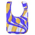 Print Pattern Warp Lines Baby Bib View1