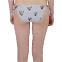 Pattern Leaves Daisies Print Bikini Bottoms View2