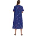 Texture Grunge Speckles Dots Women s Cotton Short Sleeve Nightgown View4