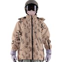 Leaves Plants Dots Pattern Women s Zip Ski and Snowboard Waterproof Breathable Jacket View1