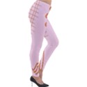 Elements Scribbles Wiggly Lines Retro Vintage Lightweight Velour Leggings View4