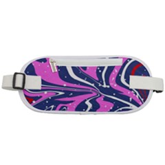 Texture Multicolour Grunge Rounded Waist Pouch