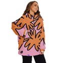 Doodle Flower Sparkles Orange Pink Women s Ski and Snowboard Waterproof Breathable Jacket View2