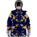 Doodle Flower Leaves Plant Design Women s Zip Ski and Snowboard Waterproof Breathable Jacket View1