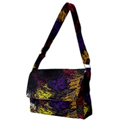 Eiffel Tower Pattern Wallpaper Full Print Messenger Bag (s)