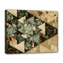 Triangle Geometry Colorful Fractal Pattern Deluxe Canvas 20  x 16  (Stretched) View1