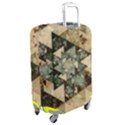Triangle Geometry Colorful Fractal Pattern Luggage Cover (Medium) View2