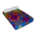 Colorful Flora Flora Kazakh Pattern Fitted Sheet (Full/ Double Size) View2