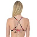 Retro Camera Pattern Graph Reversible Tri Bikini Top View4