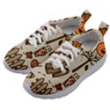Halloween Doodle Autumn Pumpkin Kids Athletic Shoes View2
