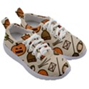 Halloween Doodle Autumn Pumpkin Kids Athletic Shoes View3