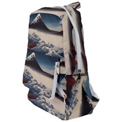 Hokusai Moutains Japan Travelers  Backpack by Bedest