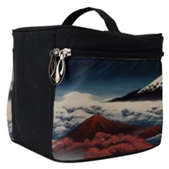 Hokusai Moutains Japan Make Up Travel Bag (small) by Bedest