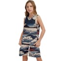 Hokusai Moutains Japan Kids  Basketball Mesh Set View2