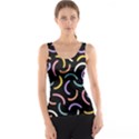 Abstract Pattern Wallpaper Women s Basic Tank Top View1