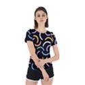 Abstract Pattern Wallpaper Back Cut Out Sport T-Shirt View2