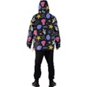 Sea Shells Pattern Wallpaper Fish Men s Ski and Snowboard Waterproof Breathable Jacket View4