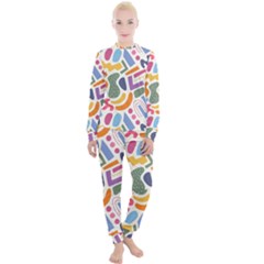 Abstract Pattern Background Women s Lounge Set