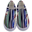 Abstract Trees Colorful Artwork Woods Forest Nature Artistic Kids  Canvas Slip Ons View1