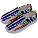 Abstract Trees Colorful Artwork Woods Forest Nature Artistic Kids  Canvas Slip Ons View2