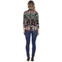 Retro Electronics Old Antiques Texture Wallpaper Vintage Cassette Tapes Retrospective Women s One-Button 3/4 Sleeve Short Jacket View4