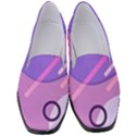 Colorful Labstract Wallpaper Theme Women s Classic Loafer Heels View1