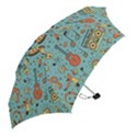 Seamless Pattern Musical Instruments Notes Headphones Player Mini Folding Umbrellas View2