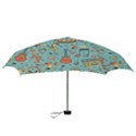 Seamless Pattern Musical Instruments Notes Headphones Player Mini Folding Umbrellas View3