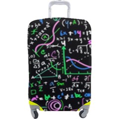 Math Linear Mathematics Education Circle Background Luggage Cover (large) by Apen