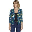 Cute Babies Toys Seamless Pattern Women s Casual 3/4 Sleeve Spring Jacket View1
