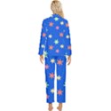 Background Star Darling Galaxy Womens  Long Sleeve Velvet Pocket Pajamas Set View2