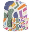 Abstract Pattern Background Giant Full Print Backpack View3