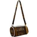 Books Book Shelf Shelves Knowledge Book Cover Gothic Old Ornate Library Mini Cylinder Bag View2