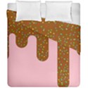 Ice Cream Dessert Food Cake Chocolate Sprinkles Sweet Colorful Drip Sauce Cute Duvet Cover Double Side (California King Size) View2