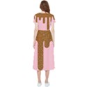 Ice Cream Dessert Food Cake Chocolate Sprinkles Sweet Colorful Drip Sauce Cute High Low Boho Dress View2