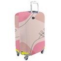 Pink Pattern Line Art Texture Minimalist Design Luggage Cover (Medium) View2