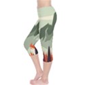 Mountain Travel Canyon Nature Tree Wood Capri Leggings  View3