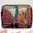 London England Bridge Europe Buildings Architecture Vintage Retro Town City Make Up Pouch (Large) View1